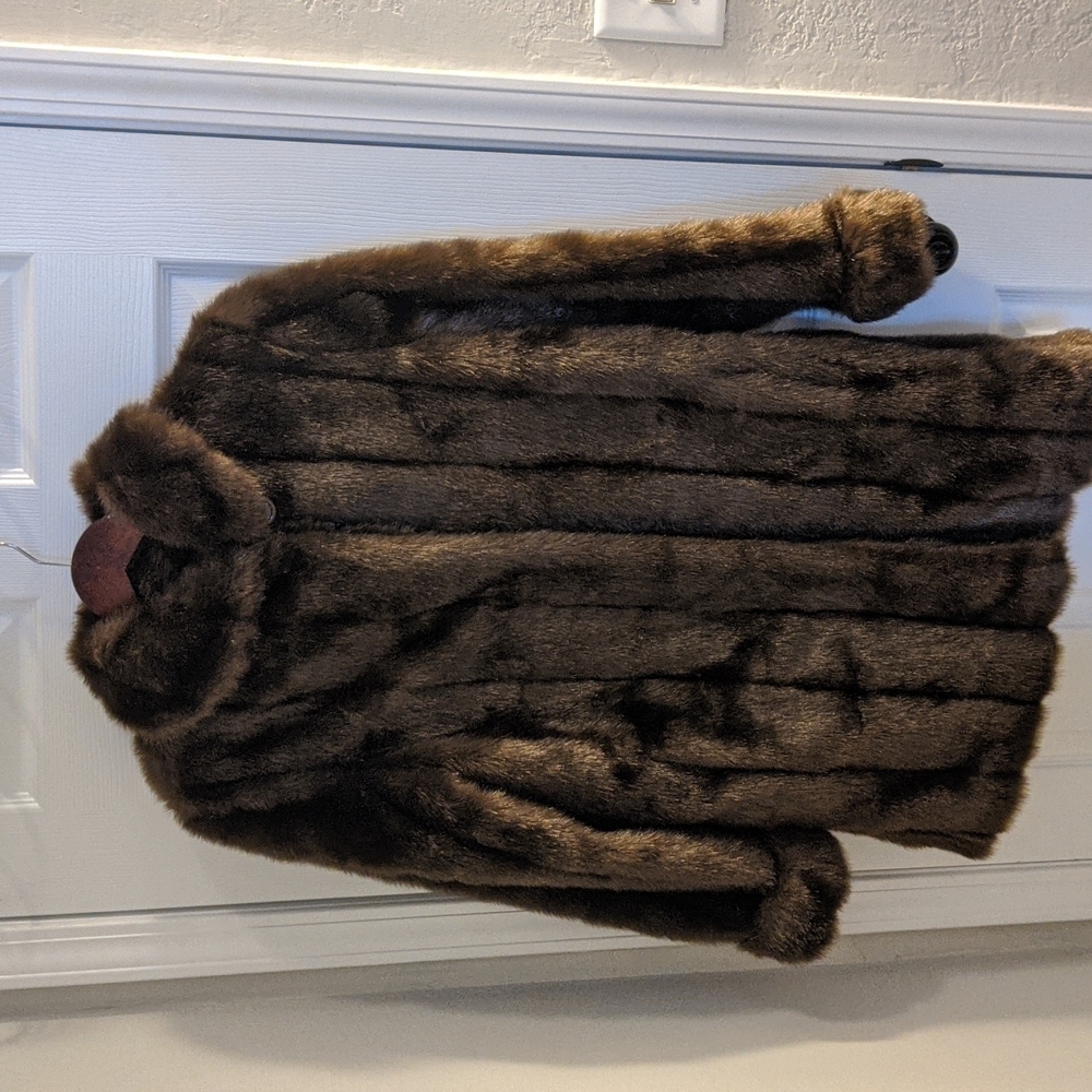 Dennis Basso Faux Fur Coat